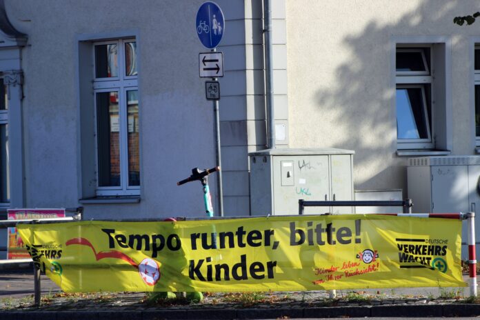 Tempo runter Verkehrswacht
