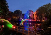 Lichtermeer im Kurpark Grömitz