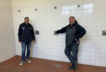 Erneuerung der Trinkwasseranlage auf der Sportanlage Jahnstraße