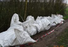 Baustellenabfälle bei Harmsdorf entsorgt