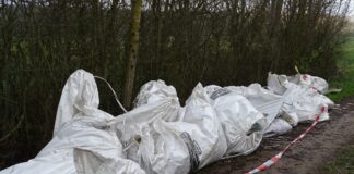 Baustellenabfälle bei Harmsdorf entsorgt