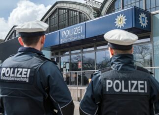 Schlafenden Mann im Hamburger Hauptbahnhof offensichtlich bestohlen