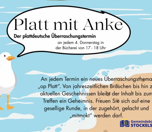 „Platt mit Anke“ in der Bücherei Stockelsdorf