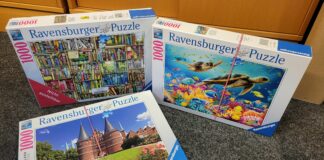 Puzzle-Tauschbörse in der Stadtbücherei Bad Schwartau