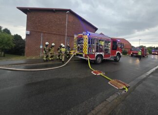 Großangelegte Alarmübung im Landgasthof Dissauer Hof