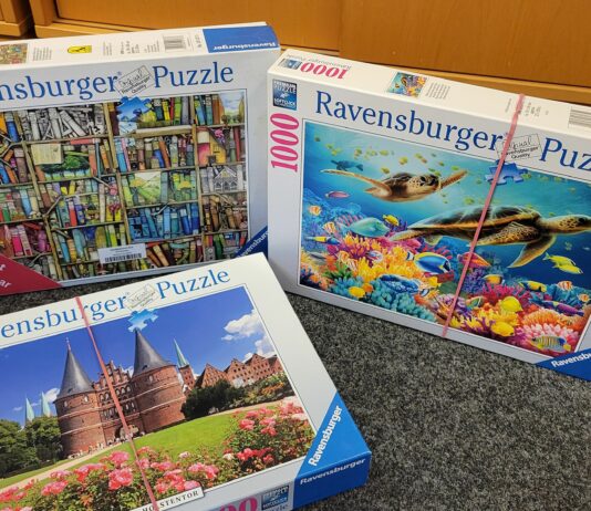 Kostenlose Puzzle-Tauschbörse in der Stadtbücherei Bad Schwartau