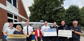 Beachvolleyballturnier der Polizeidirektion Lübeck für einen guten Zweck